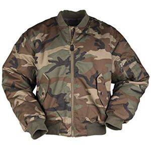 Mil-Tec MA-1 flygjacka Woodland, Skog, 3XL Mil-Tec MA-1 flygjacka Woodland, Skog, 3XL