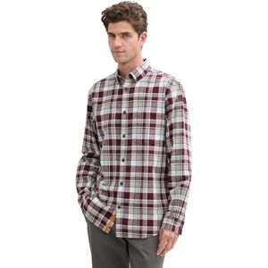 TOM TAILOR herrskjorta, 36706 – lila kontroll, XXL TOM TAILOR herrskjorta, 36706 – lila kontroll, XXL