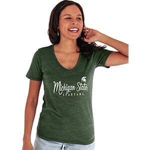 Blue 84 Premium V-ringad tre-blandning t-shirt för kvinnor Michigan State Spartans Forest Green L Blue 84 Premium V-ringad tre-blandning t-shirt för kvinnor Michigan State Spartans Forest Green L