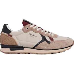 Pepe Jeans herr BRIT Flyer M Sneak, Brown (Dark Stone Beige), 9 UK, Brun mörk sten beige, 43 EU Pepe Jeans herr BRIT Flyer M Sneak, Brown (Dark Stone Beige), 9 UK, Brun mörk sten beige, 43 EU