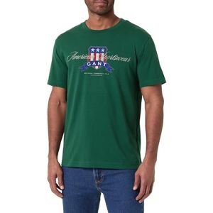 GANT Graphic SS T-shirt, Grön, M GANT Graphic SS T-shirt, Grön, M