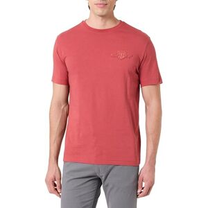 GANT REG Tonal Shield SS T-shirt, röd, M GANT REG Tonal Shield SS T-shirt, röd, M