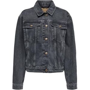 ONLY Onlharper Ls Boxy DNM JKT SIK Noos, Tvättad svart, x_s ONLY Onlharper Ls Boxy DNM JKT SIK Noos, Tvättad svart, x_s
