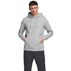JACK & JONES herr Tröja jjebasic sweat hood noos, Ljusgrå melange, XS JACK & JONES herr Tröja jjebasic sweat hood noos, Ljusgrå melange, XS