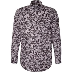 Seidensticker Silkesdekal herr business skjorta – normal passform – lätt att stryka – Kent krage – långärmad – 100% bomull, lila, 42 SE Seidensticker Silkesdekal herr business skjorta – normal passform – lätt att stryka – Kent krage – långärmad – 100% bomull, lila, 42 SE