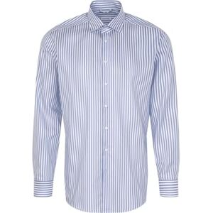 Seidensticker Silkesdekal herr affärströja – normal passform – strykfri – Kent krage – långärmad – 100% bomull, Mellanblå, 38 SE Seidensticker Silkesdekal herr affärströja – normal passform – strykfri – Kent krage – långärmad – 100% bomull, Mellanblå, 38 SE