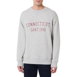 GANT Graphic Sweatshirt, Grå melange, XXL GANT Graphic Sweatshirt, Grå melange, XXL