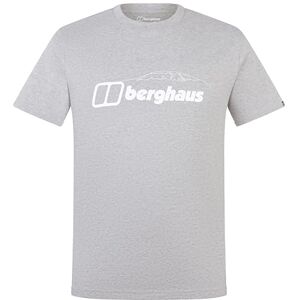 Berghaus mäns bergschecklista t-shirt, grå marl bci, S Berghaus mäns bergschecklista t-shirt, grå marl bci, S