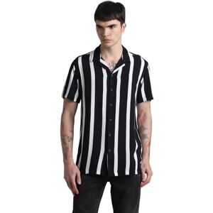 JACK & JONES Jjjeff Resort randig skjorta Ss avslappnad skjorta, svart, L JACK & JONES Jjjeff Resort randig skjorta Ss avslappnad skjorta, svart, L