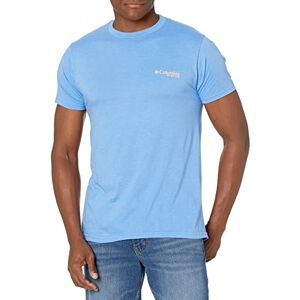 Columbia Apparel Men's Graphic T-Shirt, Super Blue Heather/Biber, Small Columbia Apparel Men's Graphic T-Shirt, Super Blue Heather/Biber, Small
