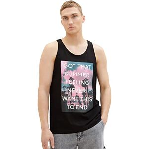 TOM TAILOR Denim Herr 1037204 linne, 29999-svart, S, 29999 Svart, S TOM TAILOR Denim Herr 1037204 linne, 29999-svart, S, 29999 Svart, S