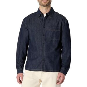 Amazon Essentials (Demi's Pick) Herr modern överdimensionerad passform denim button-down skjorta, Skölj, S Amazon Essentials (Demi's Pick) Herr modern överdimensionerad passform denim button-down skjorta, Skölj, S