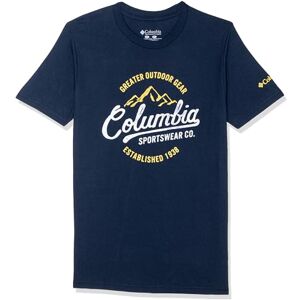 Columbia grafisk t-shirt för män, Colombia Navy/Volt, L Columbia grafisk t-shirt för män, Colombia Navy/Volt, L