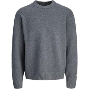 JACK & JONES Jornorrebro Knit Crew Neck Pls – plus size, Mörkgrå melange, 4XL JACK & JONES Jornorrebro Knit Crew Neck Pls – plus size, Mörkgrå melange, 4XL