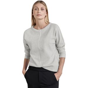 Street One Randig strukturskjorta, svart, 46 Street One Randig strukturskjorta, svart, 46