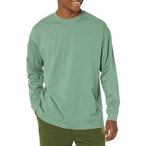 Amazon Essentials Herr 100% ekologisk bomull överdimensionerad passform långärmad t-shirt, salviagrön, XX-Large Large Large Amazon Essentials Herr 100% ekologisk bomull överdimensionerad passform långärmad t-shirt, salviagrön, XX-Large Large Large