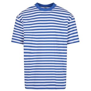 Urban Classics T-shirt för män, Vit/Royal, L Urban Classics T-shirt för män, Vit/Royal, L