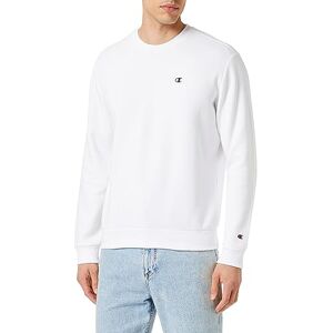 Champion Legacy Basics Powerblend Fleece Crewneck Tröja, Vit, XL Män FW23, Bianco, XL Champion Legacy Basics Powerblend Fleece Crewneck Tröja, Vit, XL Män FW23, Bianco, XL