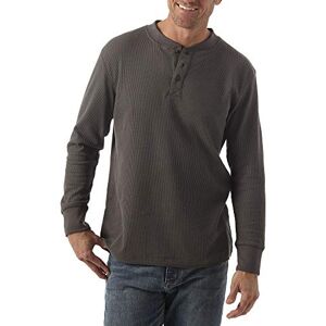 Wrangler Authentics All terräng utrustning av Wrangler mäns långärmad våffla Henley skjorta, Mörk kol, M Wrangler Authentics All terräng utrustning av Wrangler mäns långärmad våffla Henley skjorta, Mörk kol, M