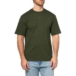 HUGO Herr Small Center Logo Jersey Kortärmad T-Shirt, Jägargrön, XXL HUGO Herr Small Center Logo Jersey Kortärmad T-Shirt, Jägargrön, XXL