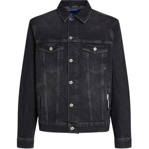 KARL LAGERFELD JEANS , Herr, Vanlig Jeansjacka, Vanlig Fit, Grå, M KARL LAGERFELD JEANS , Herr, Vanlig Jeansjacka, Vanlig Fit, Grå, M
