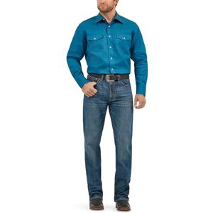 Wrangler herr Western arbetströja fast finish – blå (mörk blågrön) – XX-Large High, Mörk Kricka, XXL Lång Wrangler herr Western arbetströja fast finish – blå (mörk blågrön) – XX-Large High, Mörk Kricka, XXL Lång