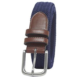 Amazon Essentials stretchvävt flätbälte för män, Marinblått Xsp, 30 Amazon Essentials stretchvävt flätbälte för män, Marinblått Xsp, 30