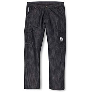 Enzo Cargo Combat Jeans för män, Svart, 30W x 30L Enzo Cargo Combat Jeans för män, Svart, 30W x 30L