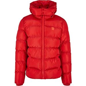 Urban Classics Herrjacka, dunjacka, huva, pufferjacka, vinterjacka, quiltad jacka, fodrad med avtagbar huva i många färger, storlekar S – 5XL, hugered, 4XL Urban Classics Herrjacka, dunjacka, huva, pufferjacka, vinterjacka, quiltad jacka, fodrad med avtagbar huva i många färger, storlekar S – 5XL, hugered, 4XL