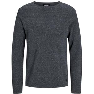 JACK & JONES Jjehill Knit Crew Neck Noos herr Tröja, Grå, XS JACK & JONES Jjehill Knit Crew Neck Noos herr Tröja, Grå, XS