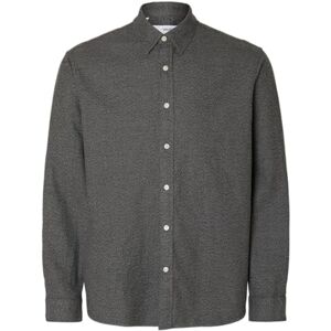 SELECTED FEMME Slhregnoah Brushed Twist Shirt Ls Noos, Grå flanell, L SELECTED FEMME Slhregnoah Brushed Twist Shirt Ls Noos, Grå flanell, L