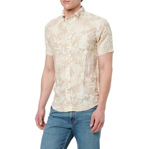GANT REG BOTANICAL LINEN PRINT SS SHIRT, Torr sand, M GANT REG BOTANICAL LINEN PRINT SS SHIRT, Torr sand, M