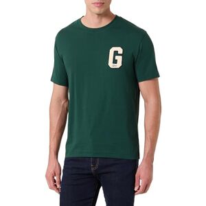 GANT G Badge SS T-shirt, Grön, S GANT G Badge SS T-shirt, Grön, S