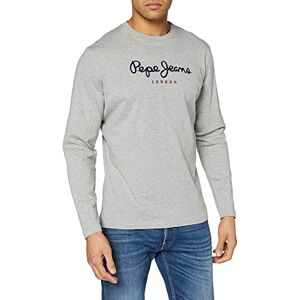 Pepe Jeans Herr Eggo Long N T-shirt, Grå (grå marmor), XL Pepe Jeans Herr Eggo Long N T-shirt, Grå (grå marmor), XL