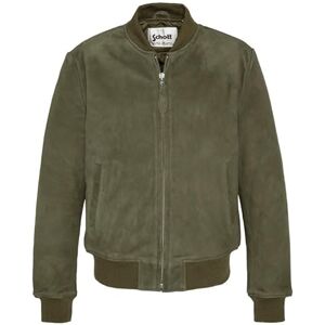 Schott NYC läderjacka för män, kaki, M Schott NYC läderjacka för män, kaki, M
