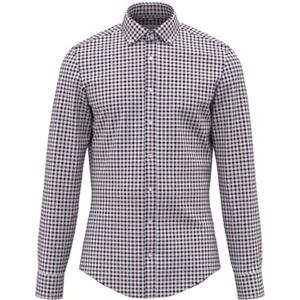 Seidensticker Silkesdekal herr flanellskjorta – formad passform – lätt att stryka – button-down-krage – långärmad – 100% bomull, ROSA, 41 Seidensticker Silkesdekal herr flanellskjorta – formad passform – lätt att stryka – button-down-krage – långärmad – 100% bomull, ROSA, 41