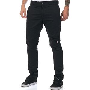 Dickies Herr Skinny Straight Fit Double Knee Wor WP811 Byxor, Svart, 30W / 32L Dickies Herr Skinny Straight Fit Double Knee Wor WP811 Byxor, Svart, 30W / 32L