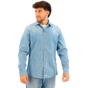 G-STAR RAW 8719965012981 herr Clean Slim Ls skjorta, Blå (Faded Thames D27681-d252-g614), S G-STAR RAW 8719965012981 herr Clean Slim Ls skjorta, Blå (Faded Thames D27681-d252-g614), S