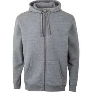 Mukua Byron Unisex huvtröja med dragkedja ljung grå, storlek S Mukua Byron Unisex huvtröja med dragkedja ljung grå, storlek S
