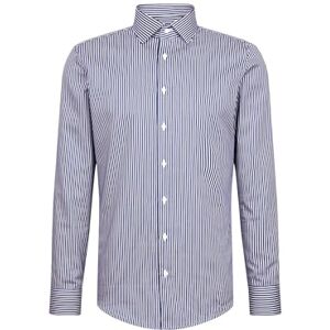 Seidensticker Silkesdekal 845311, smal passform långärmad affärsskjorta, 44, blå, 44 SE Seidensticker Silkesdekal 845311, smal passform långärmad affärsskjorta, 44, blå, 44 SE