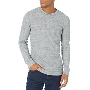 Amazon Essentials Men's Långärmad Henley-våffelskjorta med smal passform, Ljusgrå ljung, XXL Amazon Essentials Men's Långärmad Henley-våffelskjorta med smal passform, Ljusgrå ljung, XXL