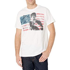 Jimi Hendrix unisex Gildan kortärmad klassisk passform skjorta amerikansk flagga t-shirt, Vit, M Jimi Hendrix unisex Gildan kortärmad klassisk passform skjorta amerikansk flagga t-shirt, Vit, M