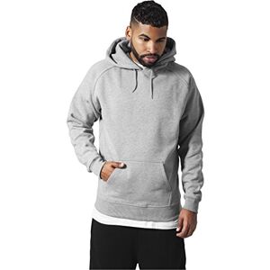 Urban Classics Herr Blank Hoody huvtröja, GRÅ, XL Urban Classics Herr Blank Hoody huvtröja, GRÅ, XL