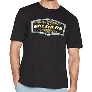 Skechers Skerchers T-shirt för män Latitude, svart, S Skechers Skerchers T-shirt för män Latitude, svart, S