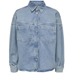 ONLY ONLANNI LS skjorta LB DNM jacka CRO jacka, ljusblå denim, L, Ljusblå denim, L ONLY ONLANNI LS skjorta LB DNM jacka CRO jacka, ljusblå denim, L, Ljusblå denim, L