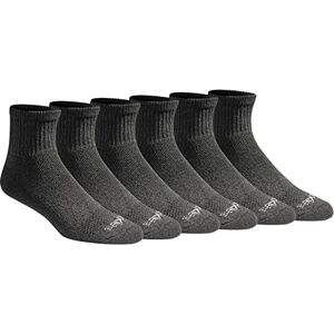 Dickies Herr Dri-tech fuktkontroll kvartsstrumpor, tillgängliga i M-XXL (6, 12, 18 par), Gråmelerad (6 par), Large Dickies Herr Dri-tech fuktkontroll kvartsstrumpor, tillgängliga i M-XXL (6, 12, 18 par), Gråmelerad (6 par), Large