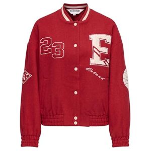 ONLY Onlchara L/S baseballjacka Xt Pnt, hög risk röd, x_s, Hög risk Röd, XS ONLY Onlchara L/S baseballjacka Xt Pnt, hög risk röd, x_s, Hög risk Röd, XS