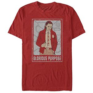 Marvel Unisex loki-glorious purpose organic kortärmad T-shirt, röd, XXL Marvel Unisex loki-glorious purpose organic kortärmad T-shirt, röd, XXL