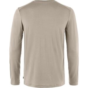 Fjällräven Abisko ull LS T-shirt, Light Fossil, S Fjällräven Abisko ull LS T-shirt, Light Fossil, S