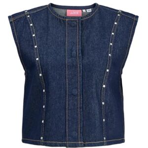 JACK & JONES Jxmae Waistcoat R295 DNM, Mörkblå denim, S JACK & JONES Jxmae Waistcoat R295 DNM, Mörkblå denim, S